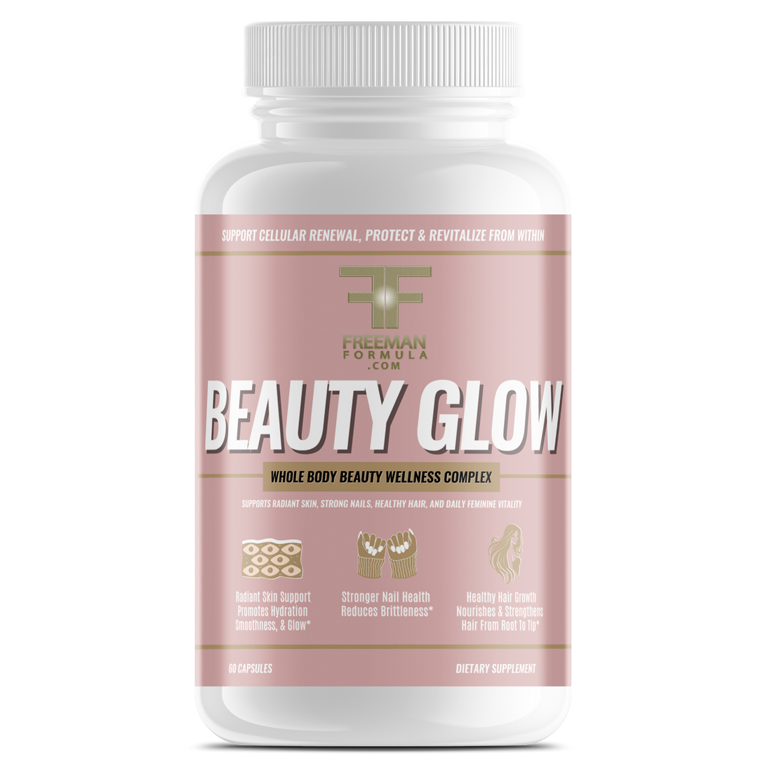 Beauty Glow: Radiance From Within — Collagen Support, Cellular Hydration & Anti-Aging Antioxidants for Luminous Skin and Vibrant Energy