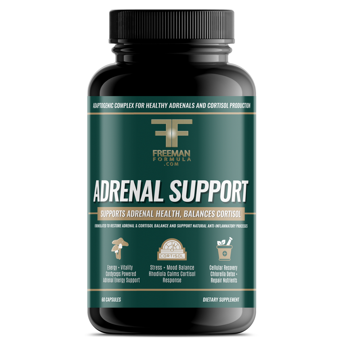 Adrenal Support Plus: Reset Stress, Restore Calm Energy, and Strengthen Your Nervous System From Within