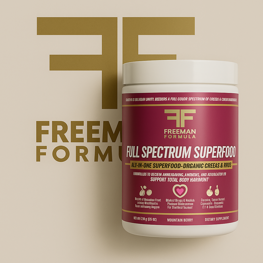 Freeman Formula Full Spectrum Superfood frequency of food, and wellness foundational supplements