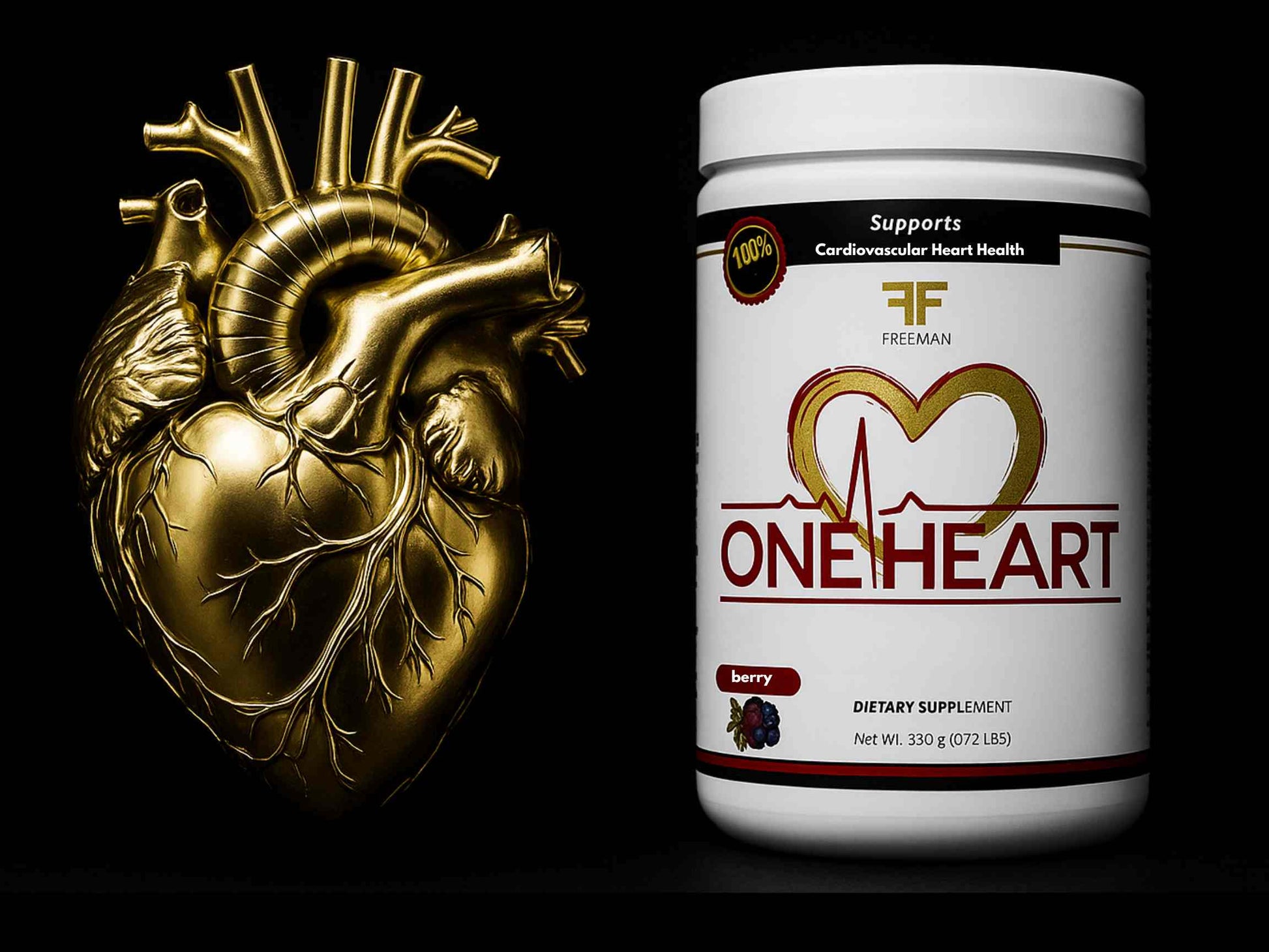 One Heart cardiovascular support supplement for heart health