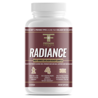 Thumbnail for Freeman Formula Radiance Multi-Source Collagen Beauty Complex supplement bottle, formulated to support healthy skin, hair, nails, and joint elasticity.